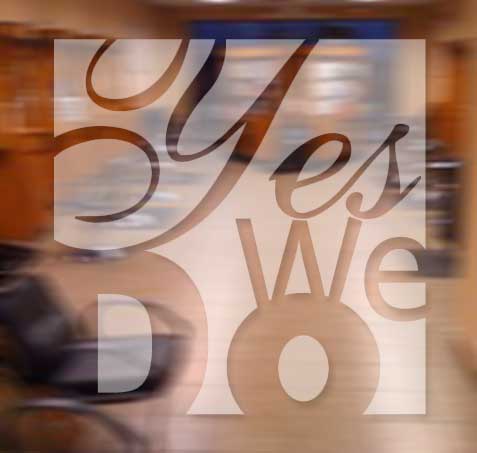 Yes We Do Hair Salon logo